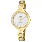 Ceas damă Q&Q quartz, carcasă aurie, F551J004Y