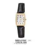 Ceas damă Q&Q quartz, carcasă aurie, Q865J401Y