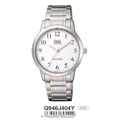 Ceas bărbătesc Q&Q quartz, bicolor, Q946J404Y