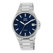 Q&Q férfi karóra, quartz, ezüst színű nemesacél tok, ezüst színű nemesacél csat, kék számlap, (Superior), S21A-003VY Q&Q férfi karóra, quartz, ezüst színű nemesacél tok, ezüst színű nemesacél csat, kék számlap, (Superior), S21A-003VY