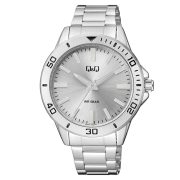 Q&Q férfi karóra, quartz, ezüst színű fémtok, ezüst színű nemesacél csat, ezüst színű számlap Q28B-001PY Q&Q férfi karóra, quartz, ezüst színű fémtok, ezüst színű nemesacél csat, ezüst színű számlap Q28B-001PY