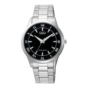 Q&Q férfi karóra, quartz, ezüst színű fémtok, ezüst színű nemesacél csat, fekete számlap, C10A-046PY Q&Q férfi karóra, quartz, ezüst színű fémtok, ezüst színű nemesacél csat, fekete számlap, C10A-046PY