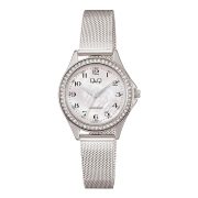 Q&Q női karóra, ezüst színű fémtok, gyöngyház színű számlap, ezüst színű fémcsat C80A-001PY Q&Q női karóra, ezüst színű fémtok, gyöngyház színű számlap, ezüst színű fémcsat C80A-001PY