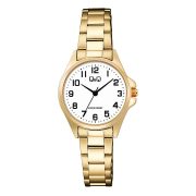 Q&Q női karóra, quartz, arany színű tok, arany színű fémcsat, fehér számlap C37A-016PY Q&Q női karóra, quartz, arany színű tok, arany színű fémcsat, fehér számlap C37A-016PY