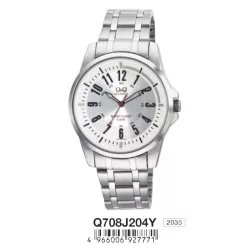 Ceas bărbătesc Q&Q quartz, argintiu, Q708J204Y
