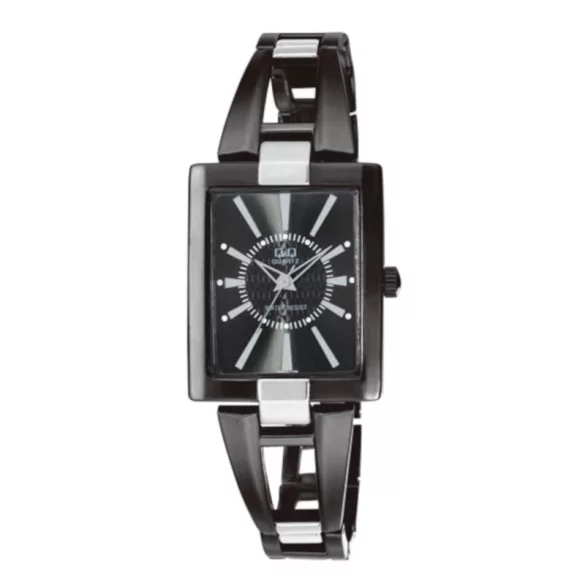 Ceas damă Q&Q fashion, quartz, negru, F355J422Y