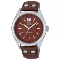 Ceas bărbătesc Q&Q quartz, carcasă argintie, Q736J332Y