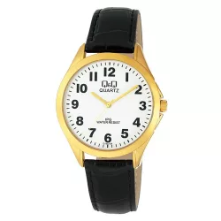 Ceas bărbătesc Q&Q quartz, carcasă aurie, C192J104Y