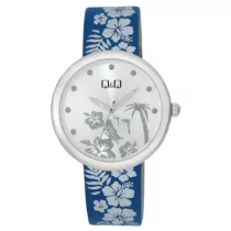 Ceas damă Q&Q quartz, carcasă argintie, KV53-351Y