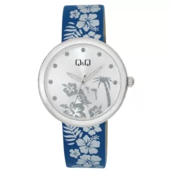 Ceas damă Q&Q quartz, carcasă argintie, KV53-351Y