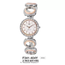 Ceas damă Q&Q fashion, quartz, bicolor, F341-404Y