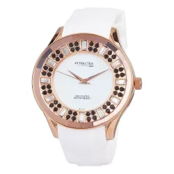 Ceas damă Q&Q quartz, carcasă culoare rosegold, DB31J101Y