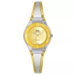 Ceas damă Q&Q fashion, quartz, bicolor, FZ01-403Y