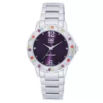 Ceas damă Q&Q fashion, quartz, argintiu, KX09J222Y