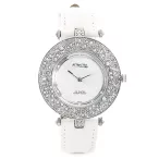 Ceas damă Q&Q quartz, carcasă argintie, DB37J301Y
