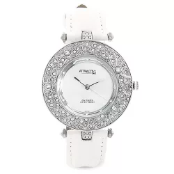 Ceas damă Q&Q quartz, carcasă argintie, DB37J301Y