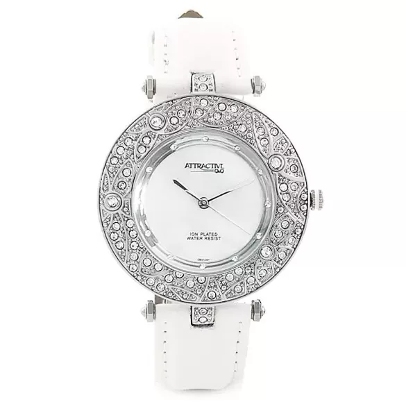 Ceas damă Q&Q quartz, carcasă argintie, DB37J301Y