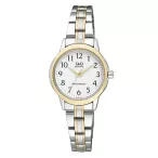 Ceas damă Q&Q quartz, bicolor Q861J404Y