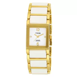 Ceas damă Q&Q fashion, quartz, bicolor, DF09J001Y