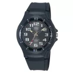   Ceas bărbătesc Q&Q plastic, mecanism quartz, culoare neagră