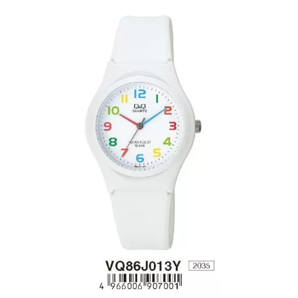 Ceas damă Q&Q quartz, alb, VQ86J013Y