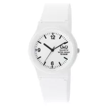 Ceas unisex Q&Q quartz, alb, VP46J012Y