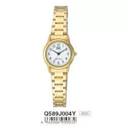 Ceas damă Q&Q quartz, auriu