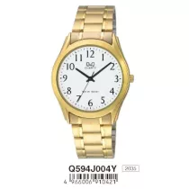 Ceas bărbătesc Q&Q quartz, auriu, Q594J004Y