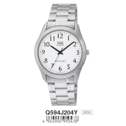 Ceas bărbătesc Q&Q quartz, argintiu, Q594J204Y