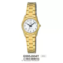 Ceas damă Q&Q quartz, auriu, Q595J004Y