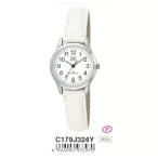 Ceas damă Q&Q quartz, carcasă argintie, C179J324Y