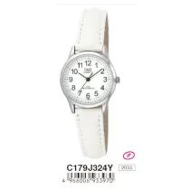 Ceas damă Q&Q quartz, carcasă argintie, C179J324Y
