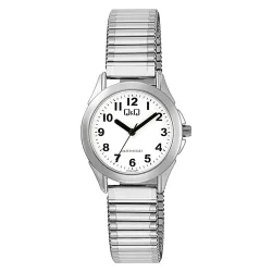   Q&Q női karóra, quartz, ezüst színű fémtok, ezüst színű rugóscsat, fehér számlap C05A-024PY