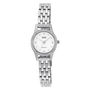 Q&Q női karóra, quartz, ezüst színű fémtok, ezüst színű fémcsat, fehér számlap Q30C-001PY Q&Q női karóra, quartz, ezüst színű fémtok, ezüst színű fémcsat, fehér számlap Q30C-001PY
