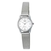   Q&Q női karóra, quartz, ezüst színű fémtok, ezüst színű fémcsat, fehér számlap, Q31C-001PY