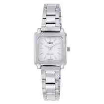   Q&Q női karóra, quartz, ezüst színű fémtok, ezüst színű fémcsat, ezüst színű számlap, C79A-001PY