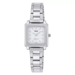  Q&Q női karóra, quartz, ezüst színű fémtok, ezüst színű fémcsat, ezüst színű számlap, C79A-001PY