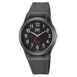   Q&Q férfi karóra, quartz, fekete színű műanyag tok, fekete színű műanyag szíj, fekete színű számlap VQ50J024Y