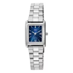   Q&Q női karóra, quartz, ezüst színű fémtok, kék színű számlap, ezüst színű fémcsat C69A-004PY