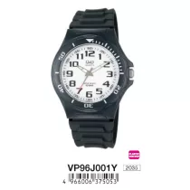 Ceas bărbătesc  Q&Q plastic, quartz, negru, VP96-001