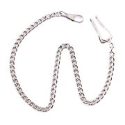 Férfi zsebóra lánc, ezüst színű