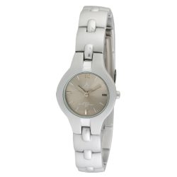   Astron 5261-5 ceas damă elegant, argintiu cu carcasă din aluminiu și cadran maro
