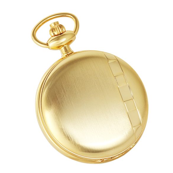 Ceas de buzunar ASTRON, mecanism quartz, culoare aurie, cifre romane