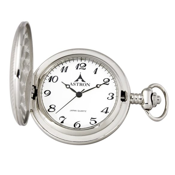 Ceas de buzunar ASTRON argintiu