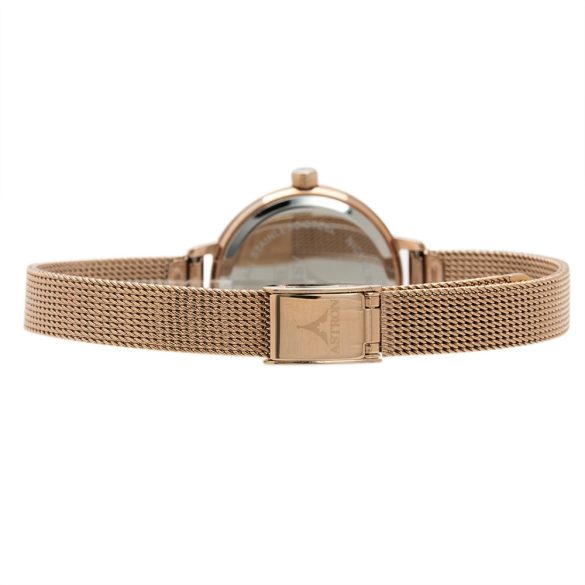 Astron 5549-2 ceas de damă cu brățară metalică, quartz, culoare roze