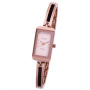   Astron 5748-9 ceas de damă elegant cu decor cloisonne, quartz, carcasă roze
