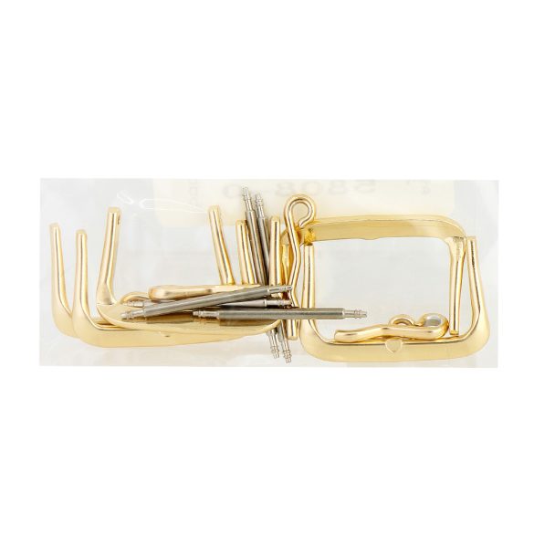 Óraszíj zár, 20mm, arany színű, bl5 / db