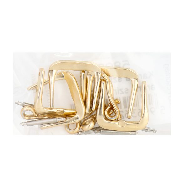 Óraszíj zár, 10mm, arany színű, bl5 / db