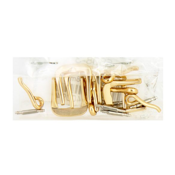 Óraszíj zár, 8mm, arany színű, bl5 / db