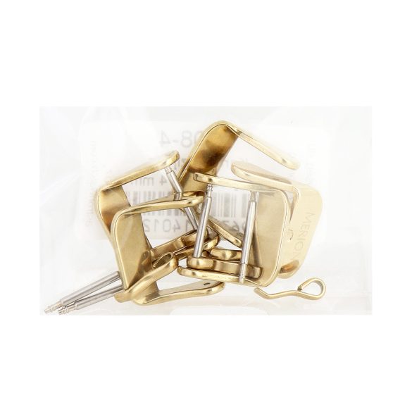 Óraszíj zár, 14mm, arany színű, bl5 / db